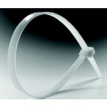 Kabelbinder weiss-transparent
